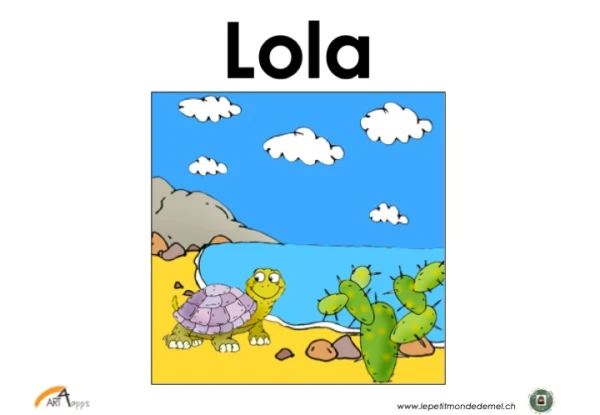 Livre sans sons complexes (Lola)