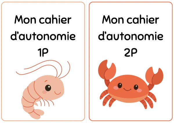 Cahier d'autonomie