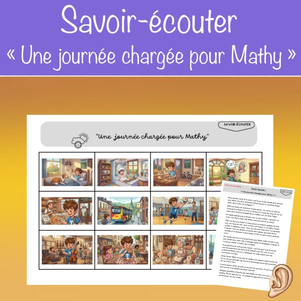 Savoir-écouter "Une journée chargée pour Mathy"