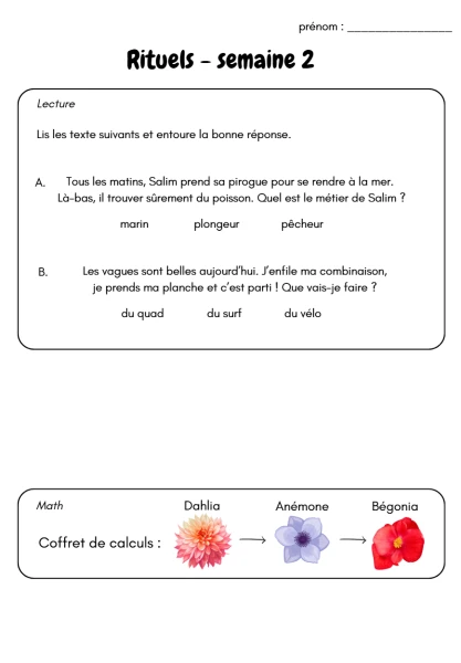 Rituel du matin 5P