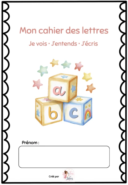 Cahier des lettres 1-2P