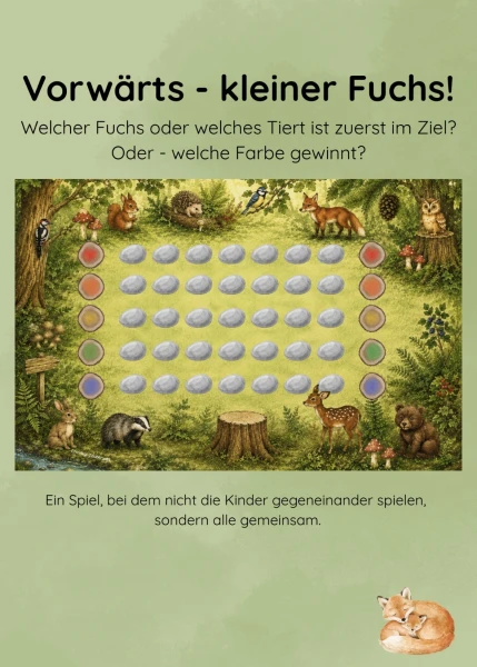 Vorwärts - kleiner Fuchs!