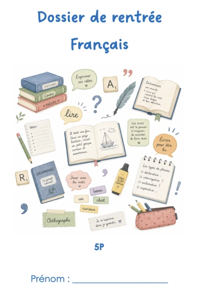 Dossier de rentrée_Français_5P