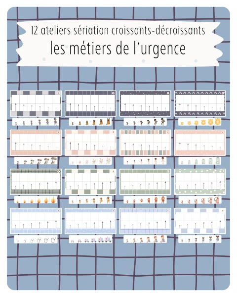 14. ateliers sériation - Les métiers de l'urgence