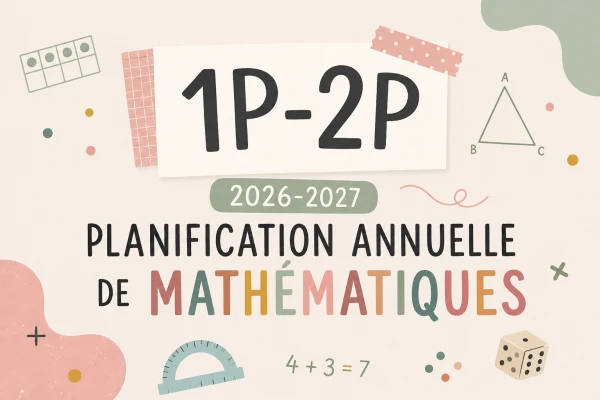 1P-2P Planification annuelle de maths
