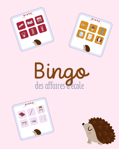 FLS CIF - bingo - affaires d'école