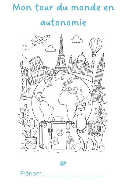 Cahier d'autonomie_Tour du monde_5P