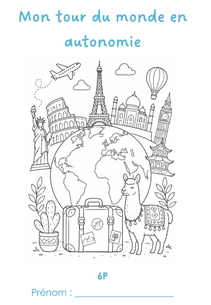 Cahier d'autonomie_Tour du monde_6P