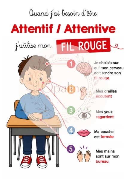 Affichage "Fil rouge"