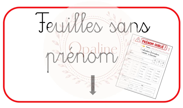 Affichage "Fiches sans prénom"