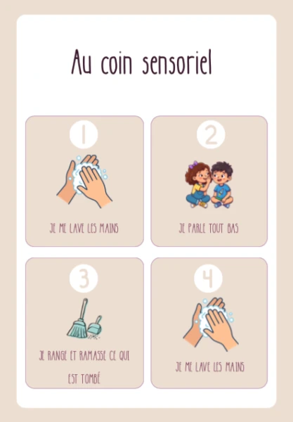 Règles coin sensoriel