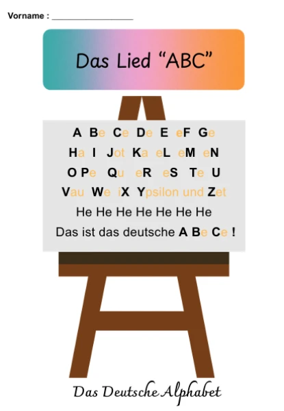 Das Deutsche Alphabet