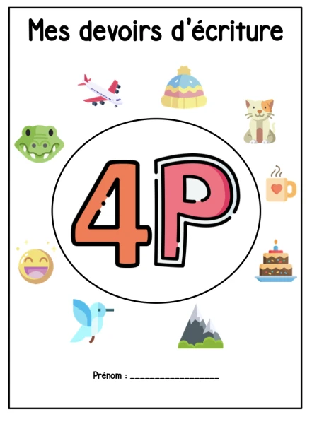 Devoirs d'écriture 4P