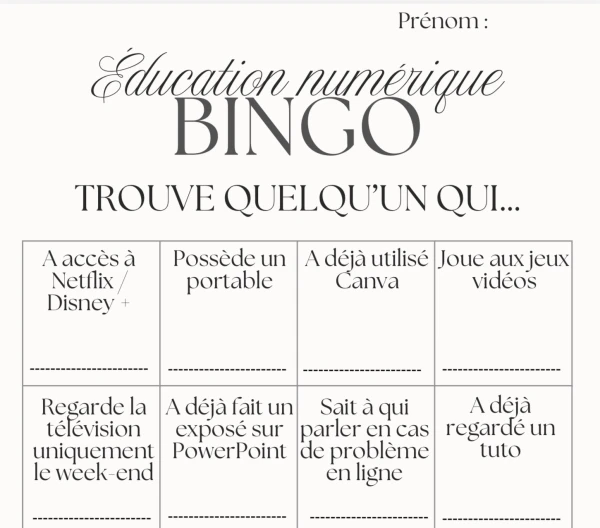 Bingo numérique