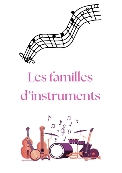 Les familles d'instruments