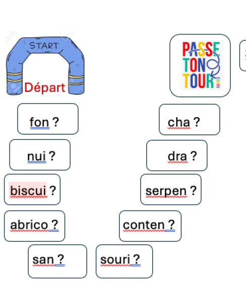 jeu lettres muettes