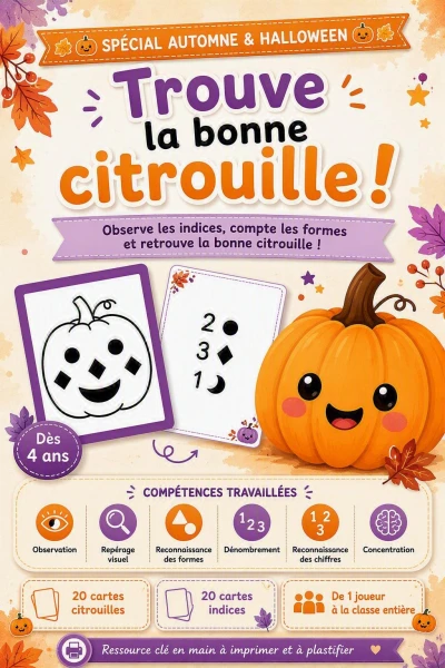 Trouve la bonne citrouille !