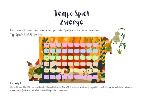 Tempo Spiel Zwerge