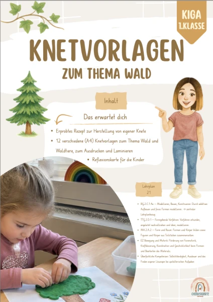 Modèles de pâte à modeler « Forêt »