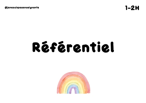Référentiel de couleurs - 1-2H