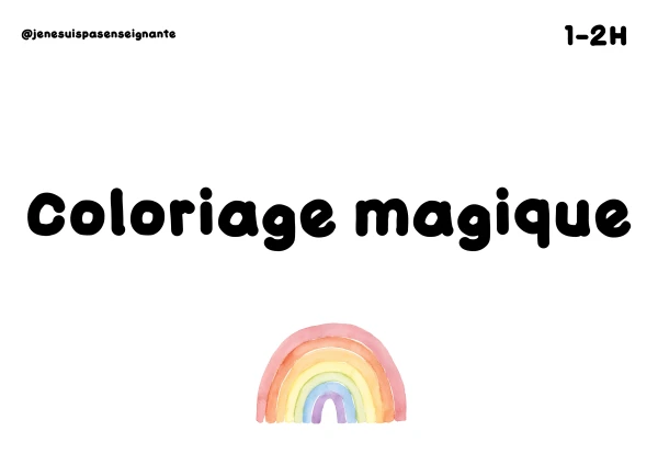 Coloriage magique - Pâques