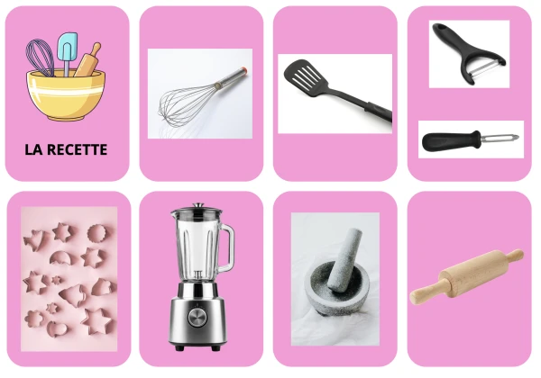 cartes - dictée - muette - la recette
