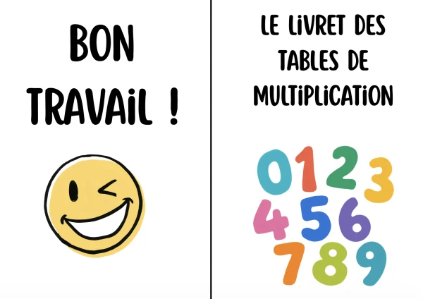 Aide-Mémoire & Cahier de Calcul Mental : Le Livret des Tables de Multiplication à Imprimer 5H-6H