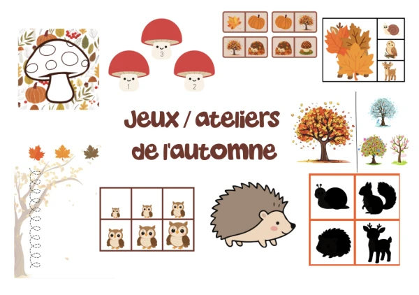 Jeux / ateliers de l'automne