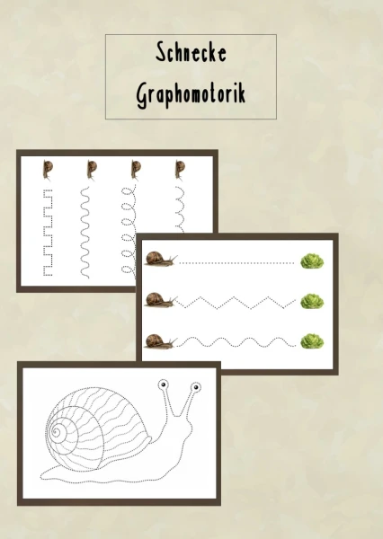 Escargot - Motricité graphique