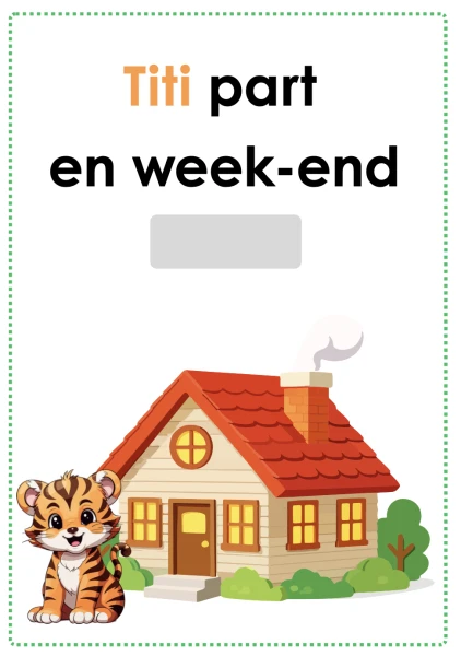 Cahier d'activité lien famille-école
