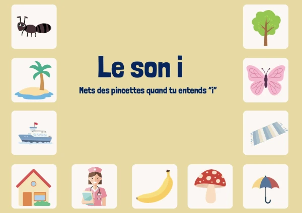 Français 3H - Le son i