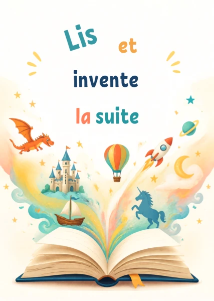 Lis et invente la suite – 10 histoires pour développer l’imagination et l’écriture – 5-6H