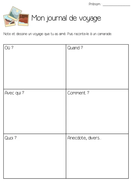 4H - Téléjournal de voyage