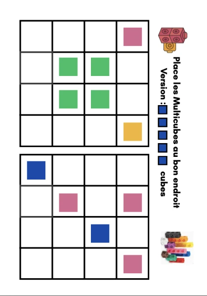 Jeu de repérage spatial (atelier autonome)