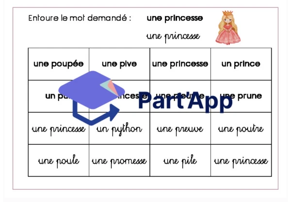 Repérage de mots
