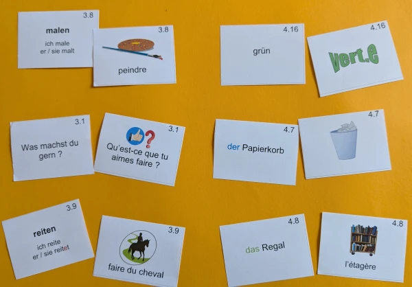 Cartes voc allemand 6H Einheit 7