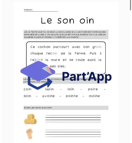 Fiche du son oin - temps 6