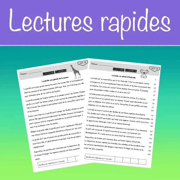 Lectures rapides