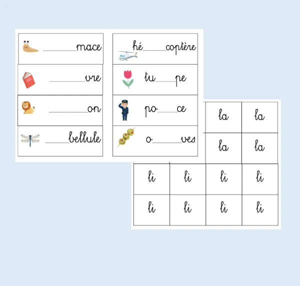 Français 3H - Son L / Syllabes li, la, il, al