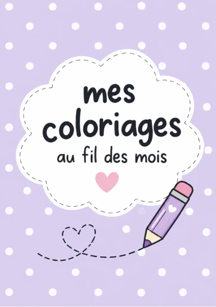 Coloriages au fil des mois
