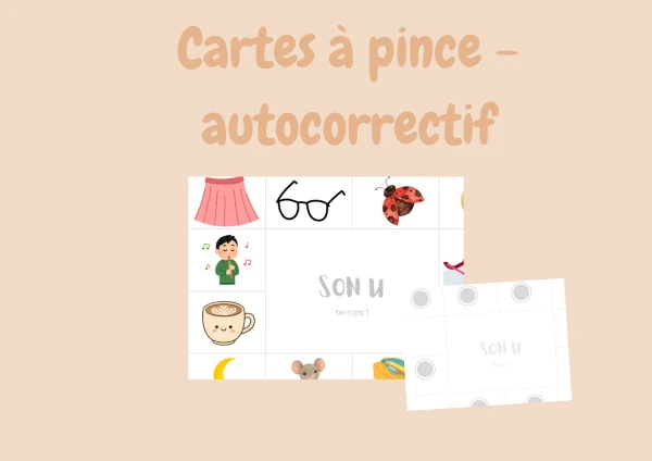 3H - Cartes à pince, son u