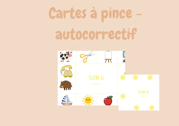 3H - Cartes à pinces, son o