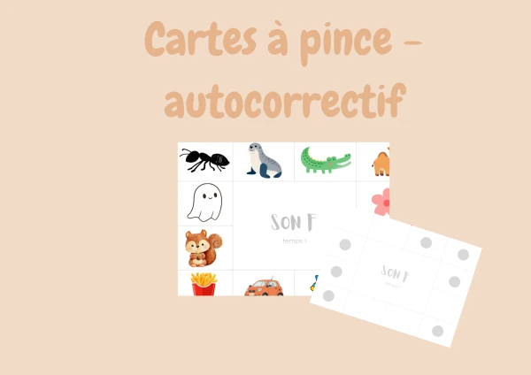 3H - Cartes à pince, son f