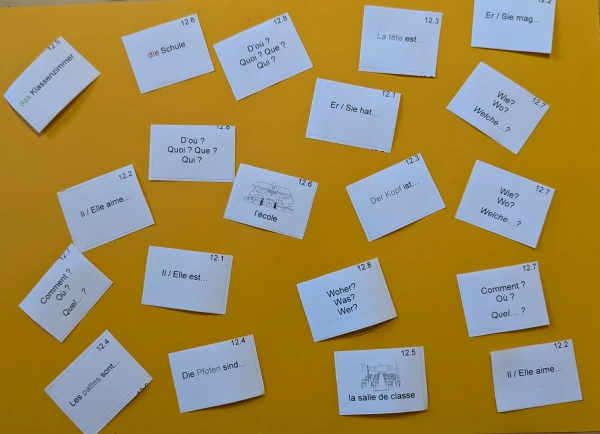 Cartes voc allemand 6H Einheit 12