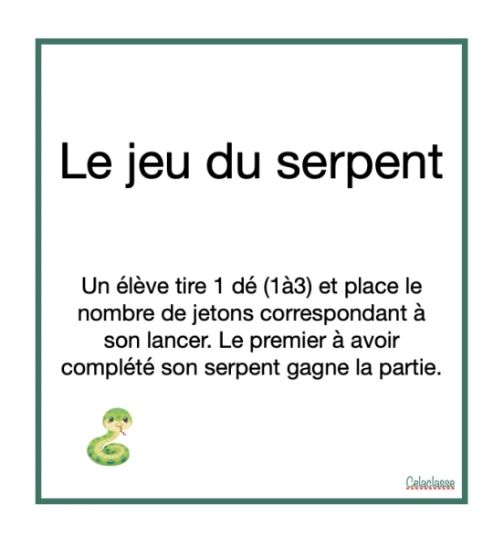 Jeu du serpent