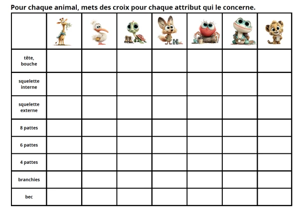 classification des êtres vivants