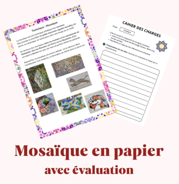 AVI 7-8e - Mosaïque en papier