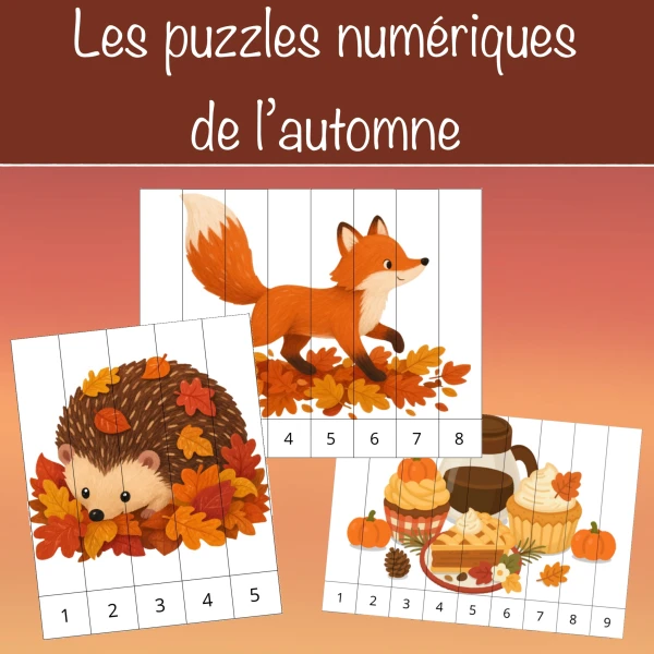 Les puzzles numériques de l'automne