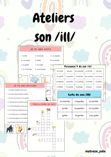 Ateliers son /ill/