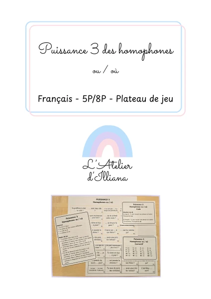 Puissance 3 des homophones (ou / où)